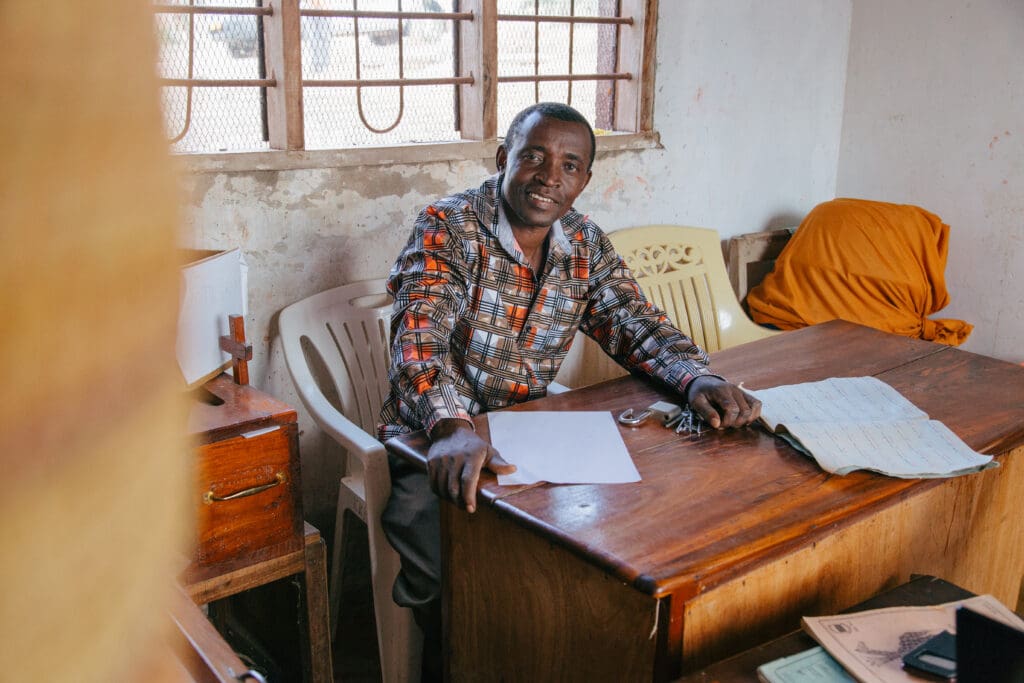 East African man smiling