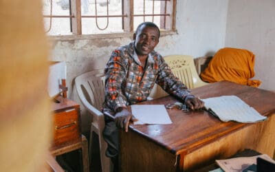 East African man smiling